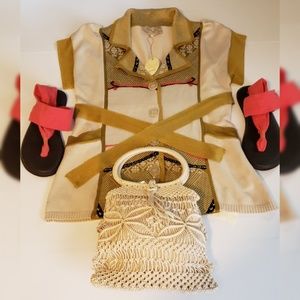 Anthropologie, LiaMolly New Orleans label cardigan